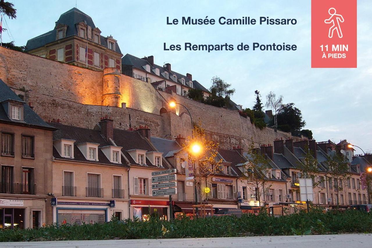 Studio Cosy En Plein Coeur Historique De Pontoise Leilighet Eksteriør bilde