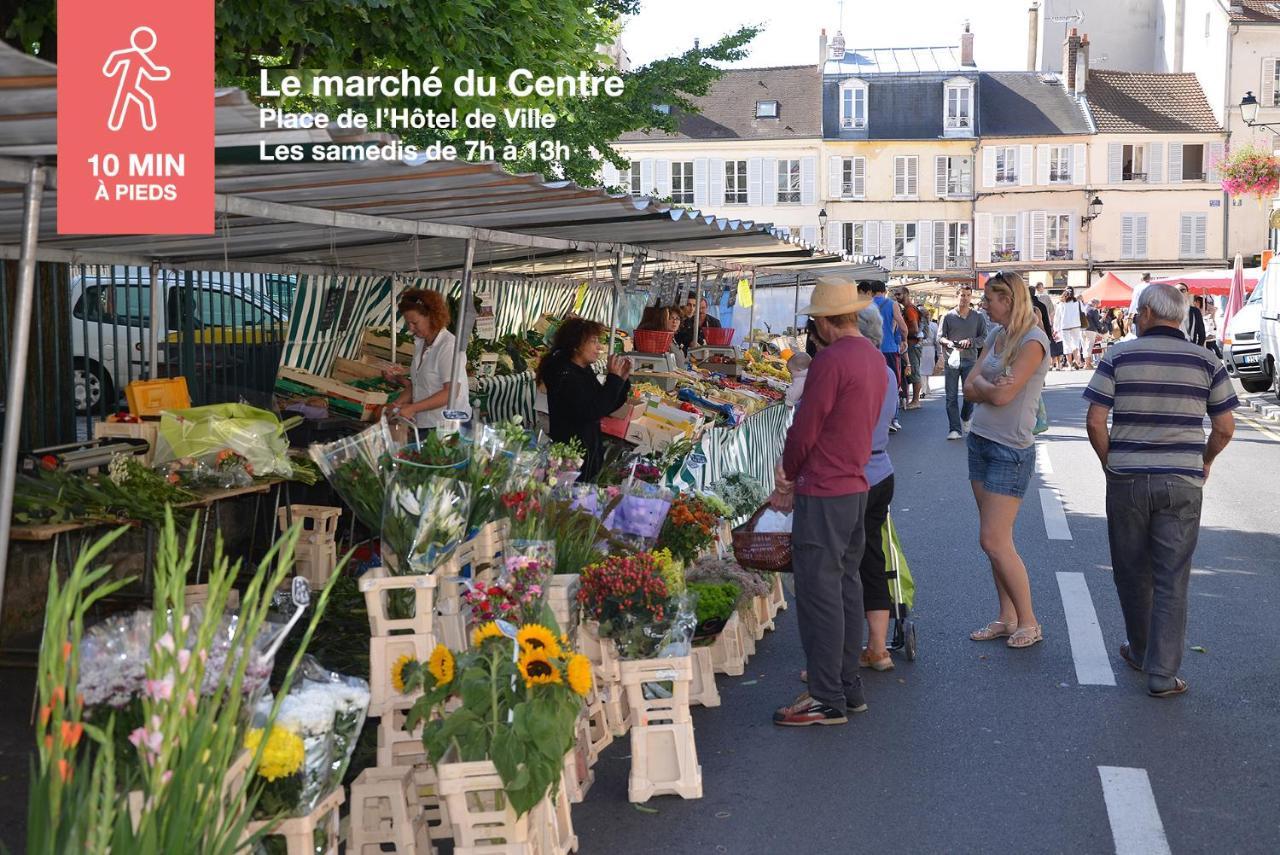 Studio Cosy En Plein Coeur Historique De Pontoise Leilighet Eksteriør bilde