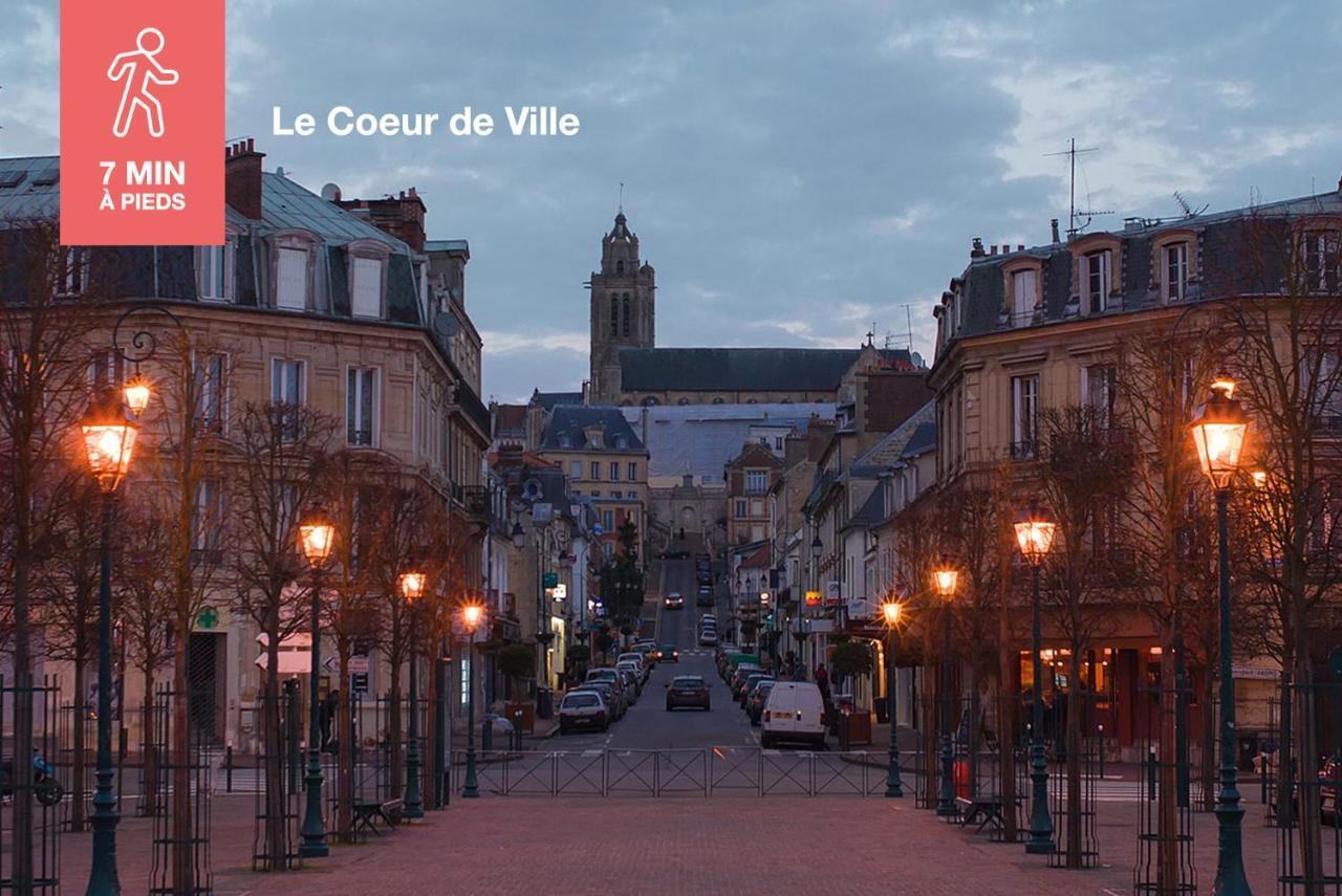 Studio Cosy En Plein Coeur Historique De Pontoise Leilighet Eksteriør bilde